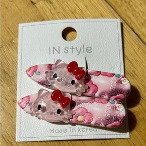 Sanrio hair clips